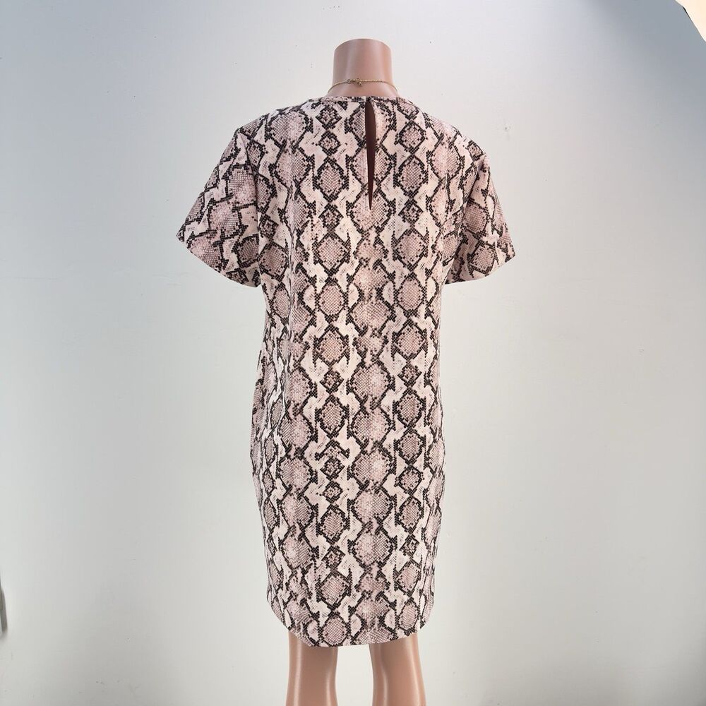 Michael Kors Snakeskin Print Dress Womens XL Short Sleeve - Picture 7 of 17